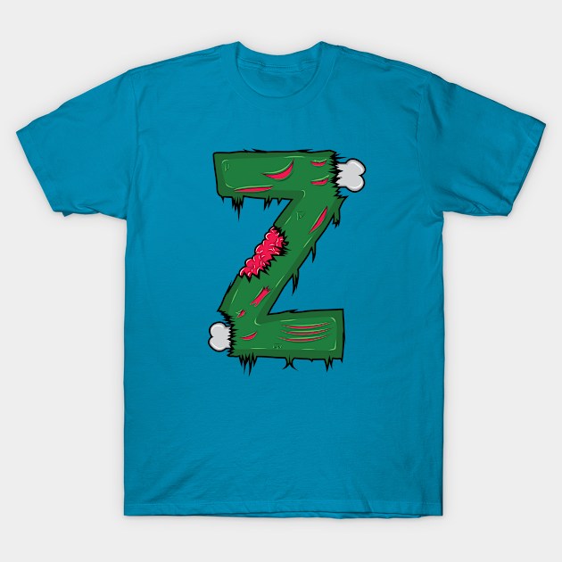 Z for Zombies T-Shirt by Bomdesignz